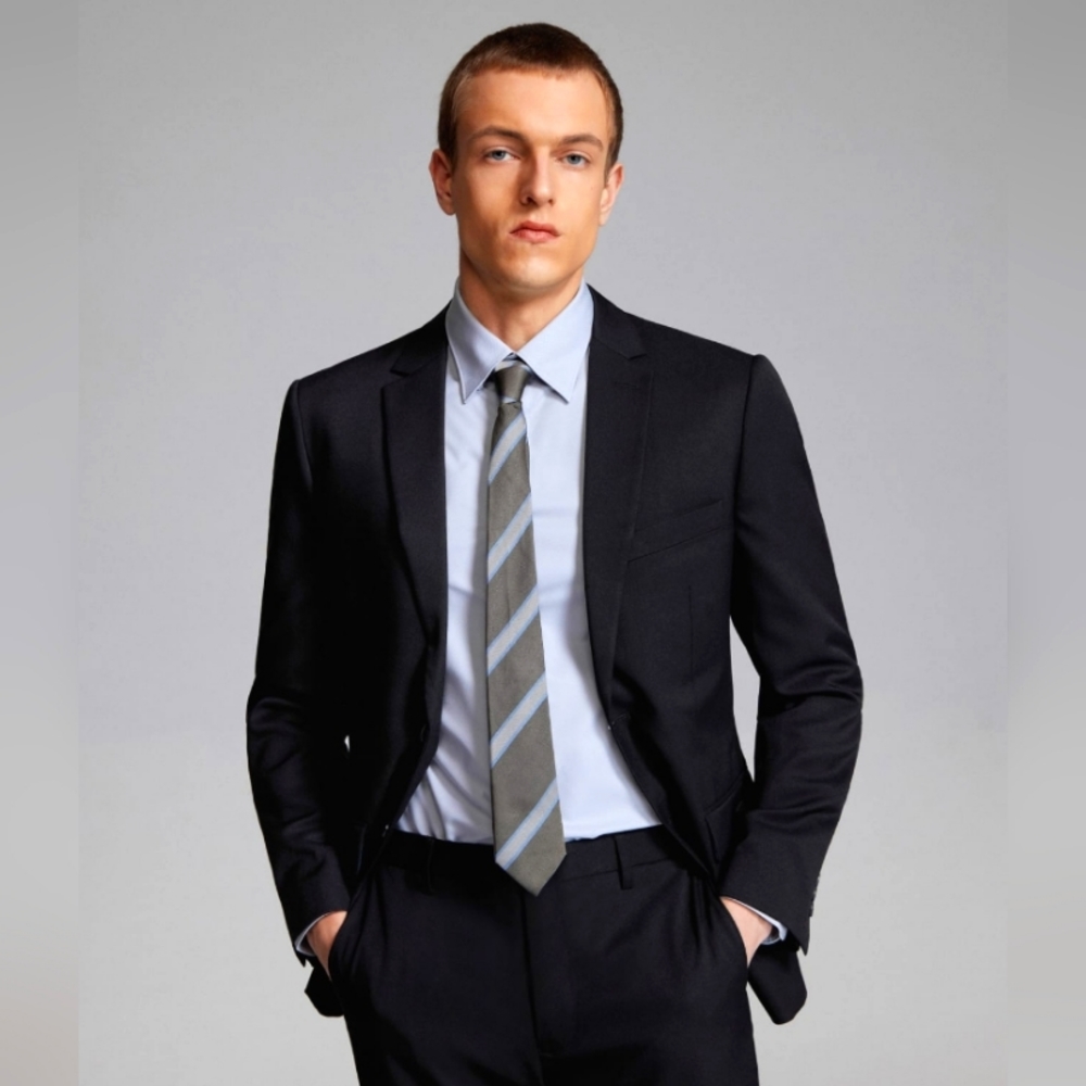 G2000 TECH WORK - Telford Poly Twill Suit Blazer Pitch Black, L/50 Regular Fit